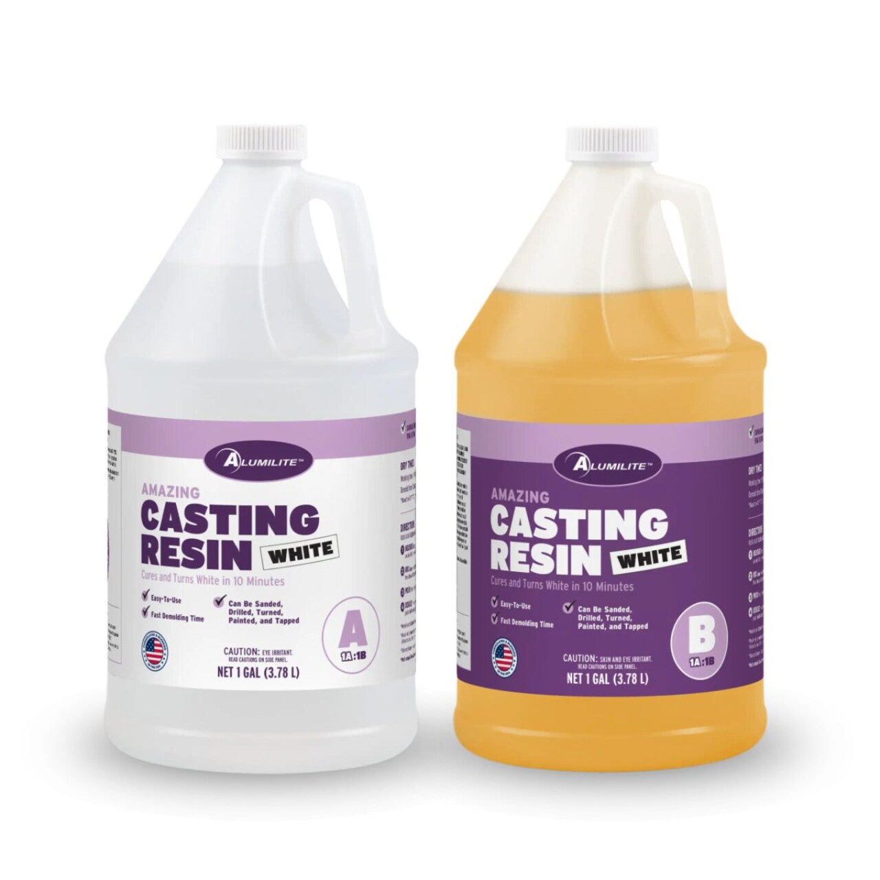 Amazing Casting Resin White 2 Gallon Kit - (1 gallon each; side A and side B)